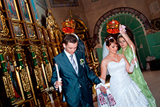 Свадебная фотосъемка венчания