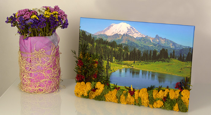 3D Картины с живыми цветами